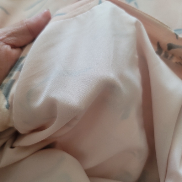 Vintage Floral Rayon Maxi Skirt Size 8 - Picture 9 of 9